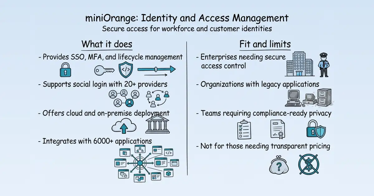 miniOrange at a glance