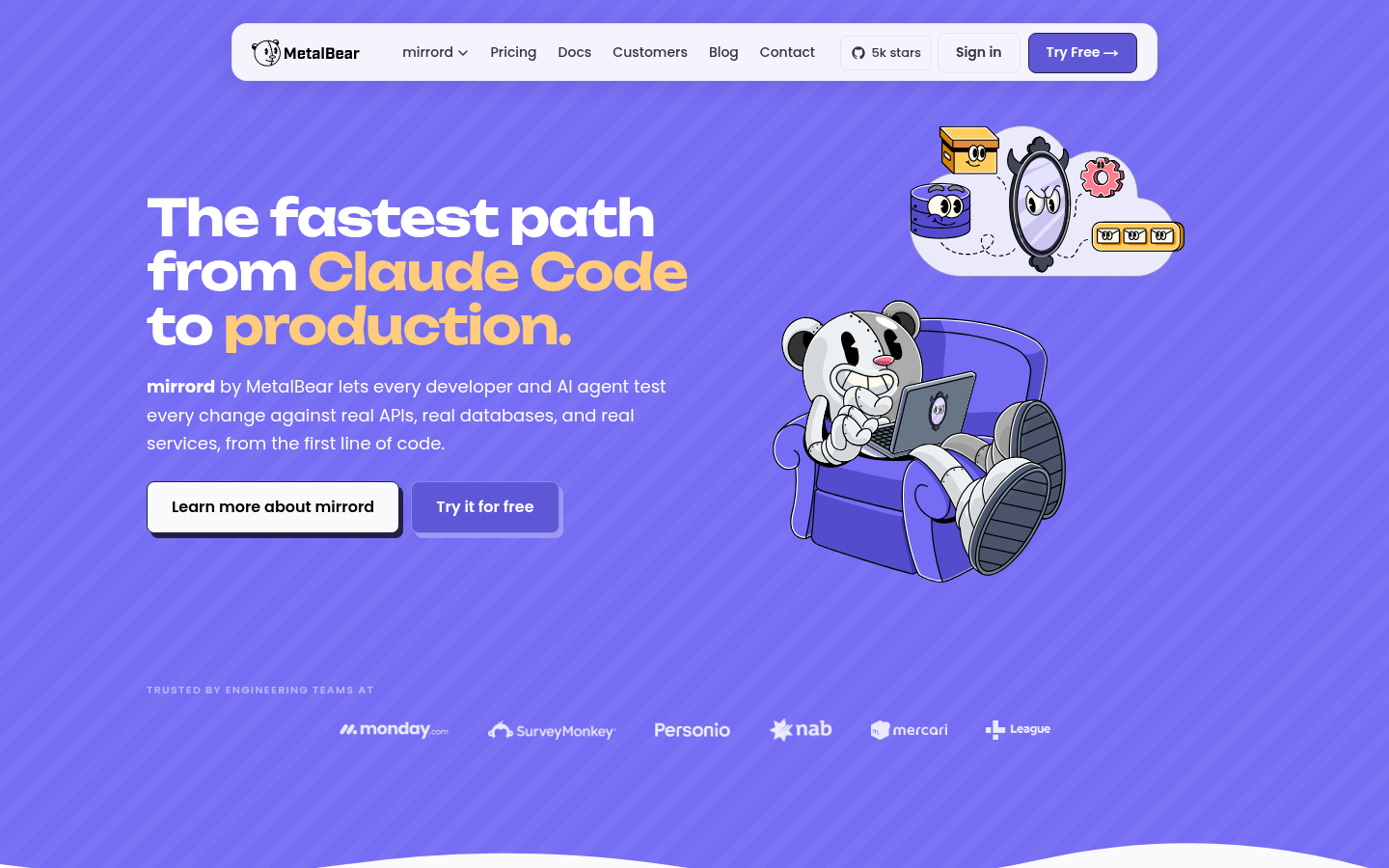 Homepage of the website, as captured