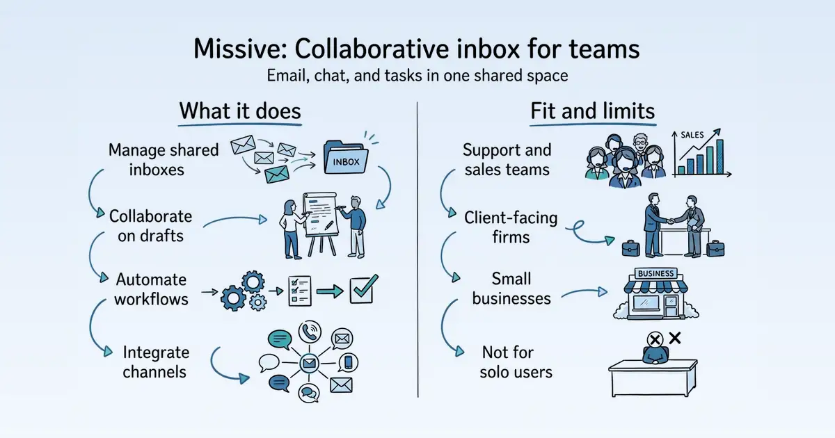 Missive at a glance
