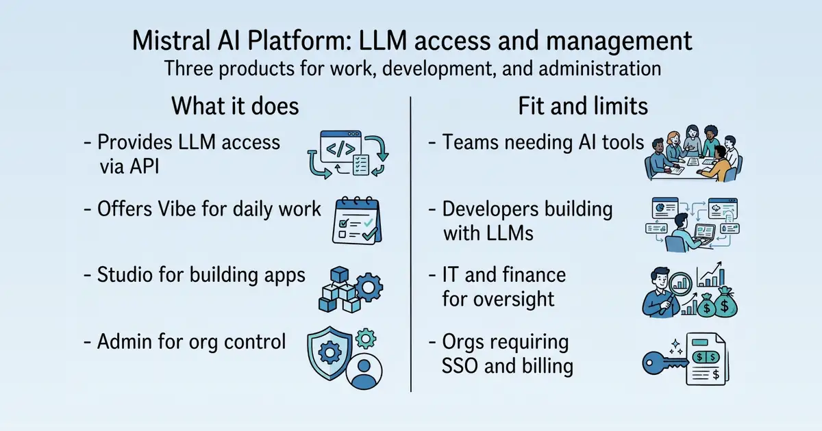 Mistral AI Platform at a glance