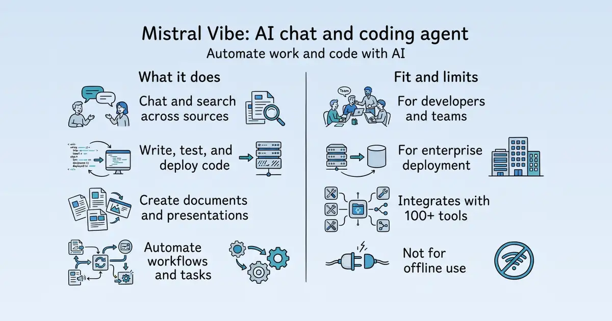 Mistral Vibe at a glance