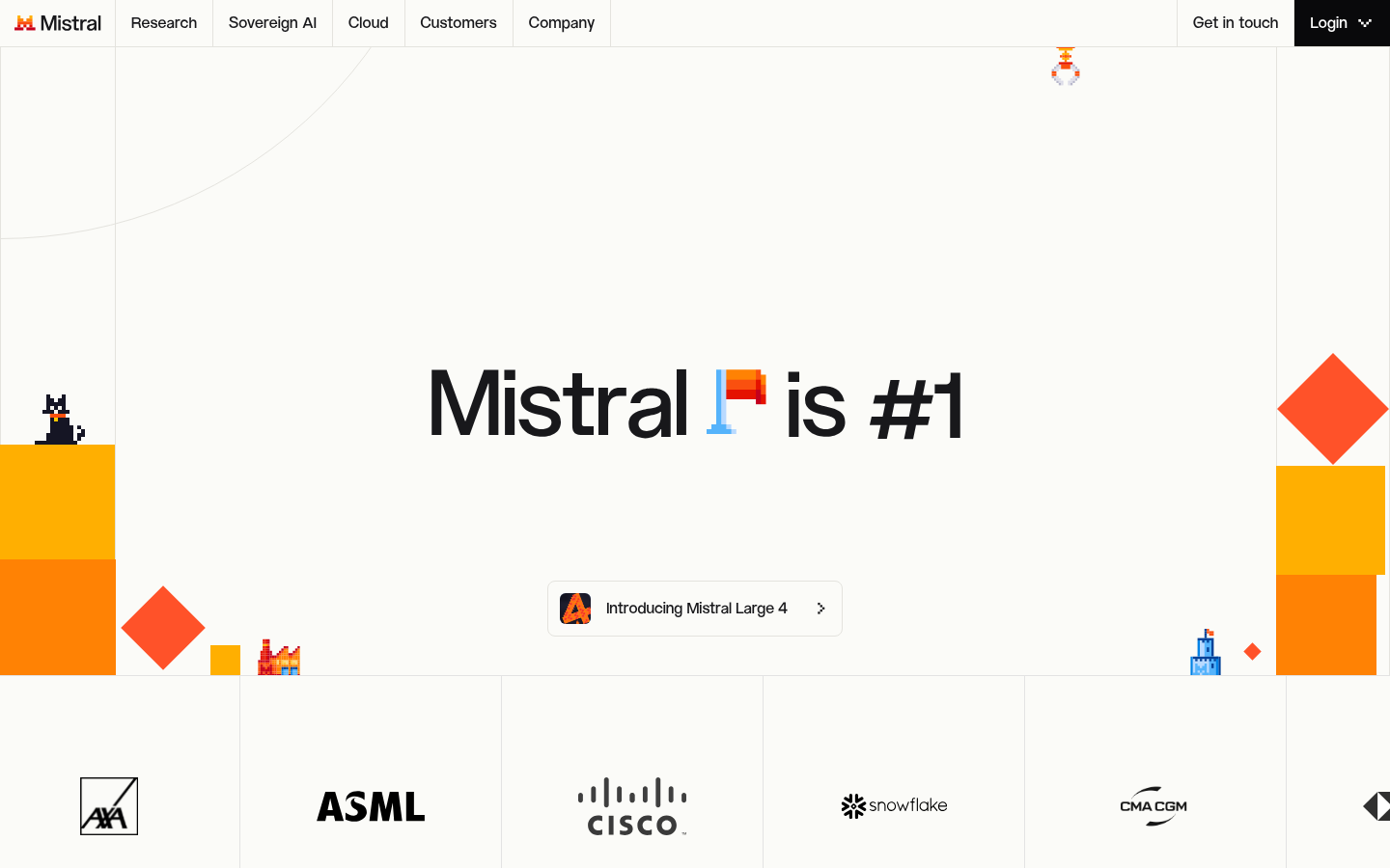 Homepage of the website, as captured