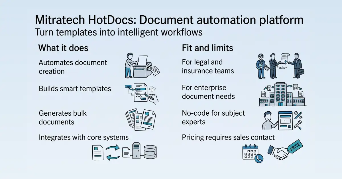 Mitratech HotDocs at a glance