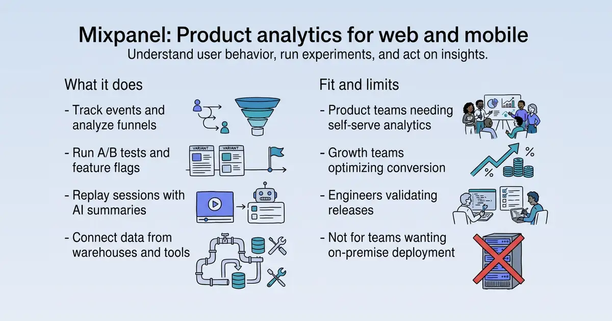 Mixpanel at a glance