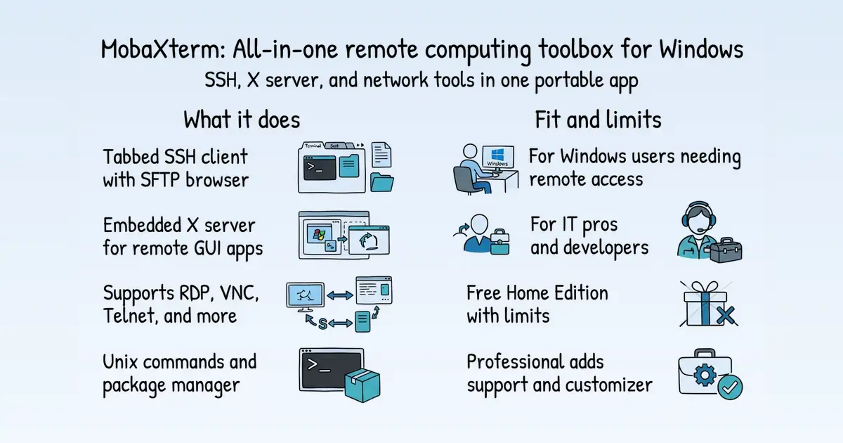 MobaXterm at a glance