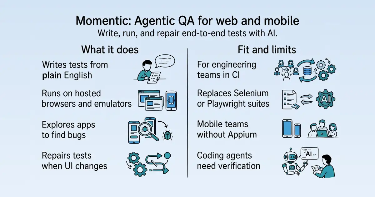 Momentic at a glance