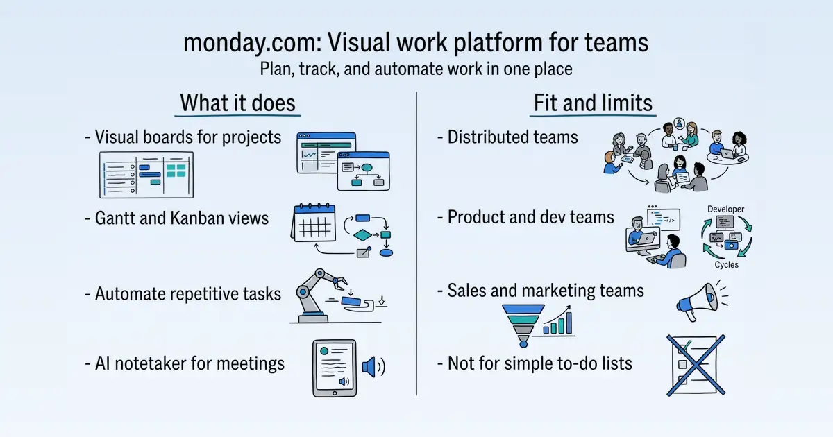 monday.com at a glance