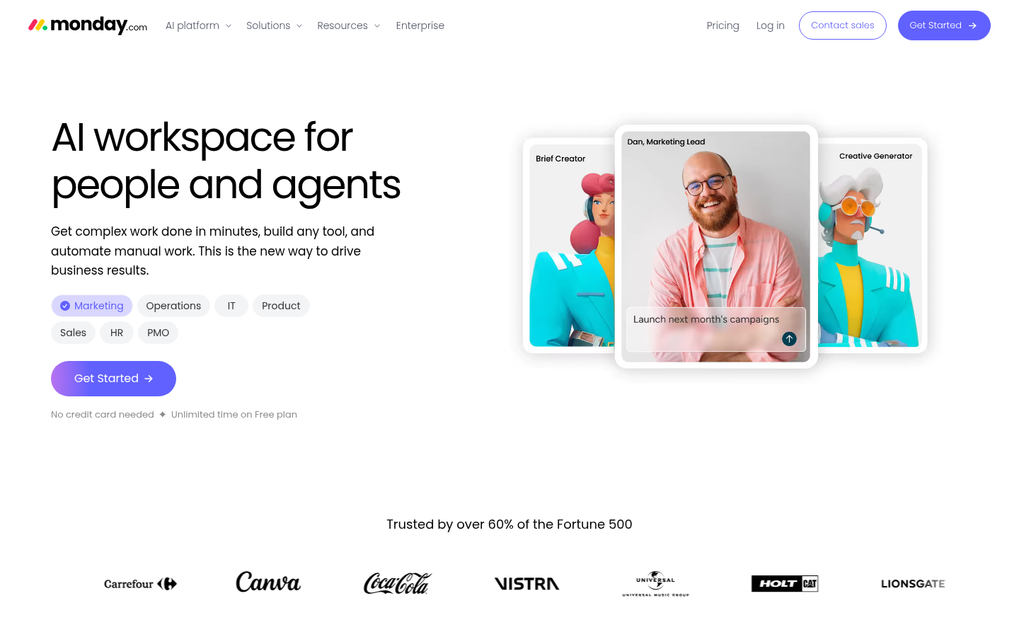 Homepage of the website, as captured