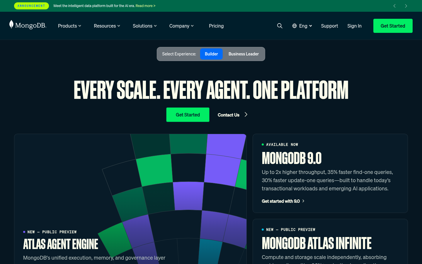 Homepage of the website, as captured