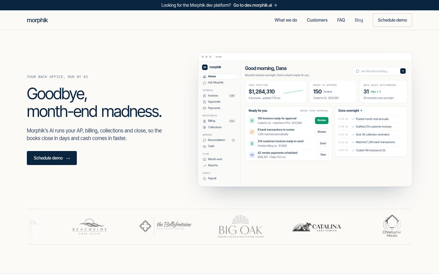 Homepage of the website, as captured