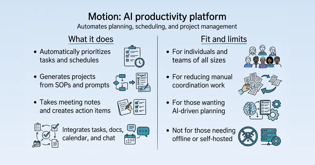 Motion at a glance