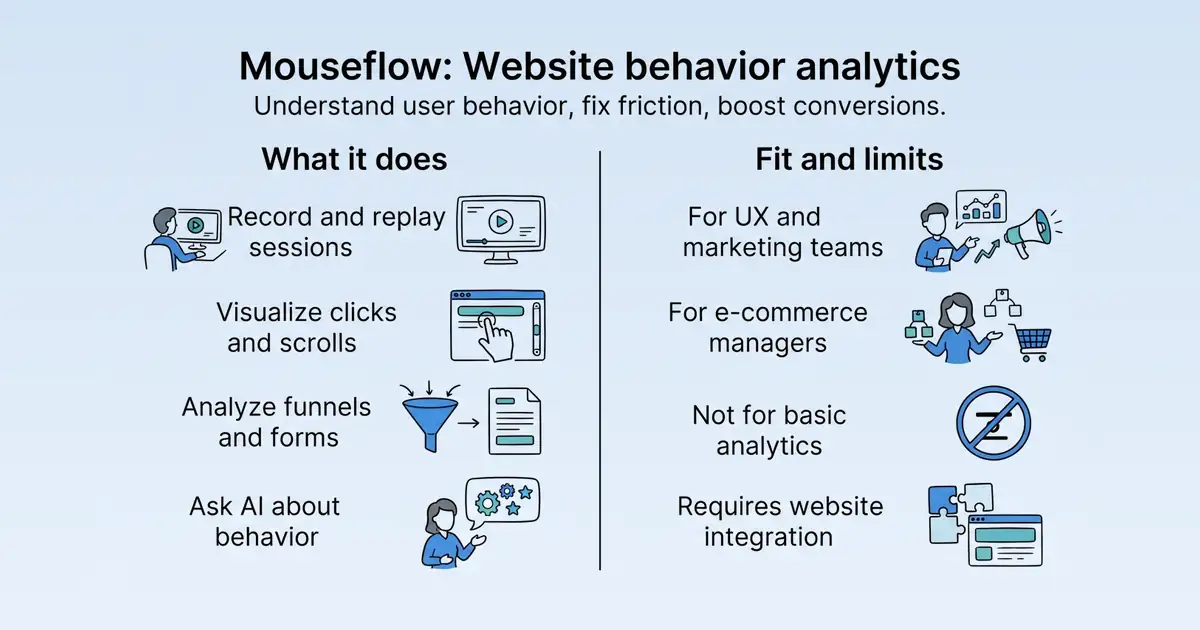 Mouseflow at a glance