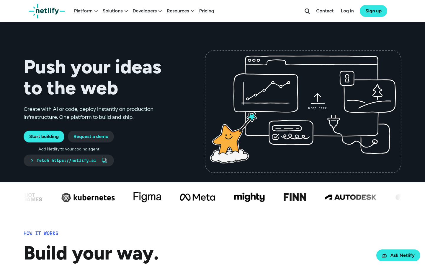 Homepage of the website, as captured