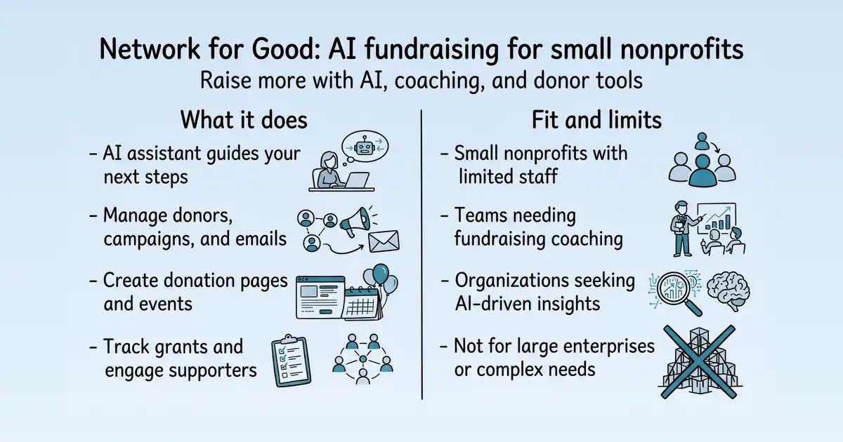 Network for Good at a glance