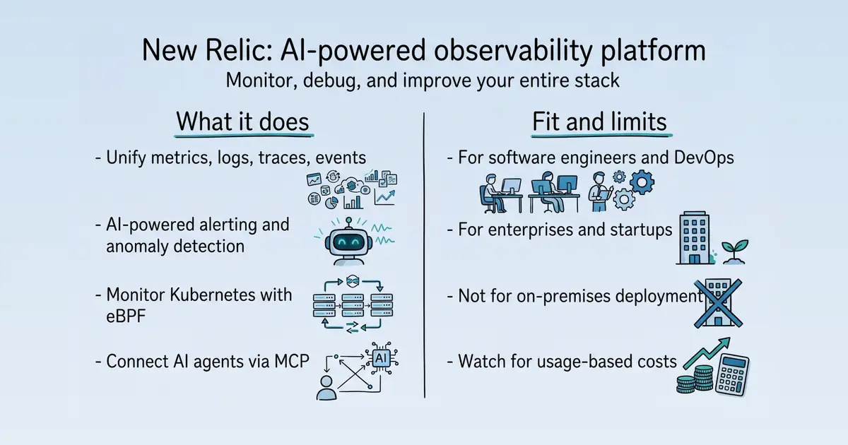 New Relic at a glance