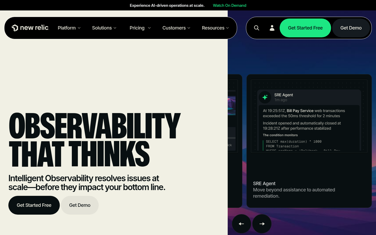 Homepage of the website, as captured