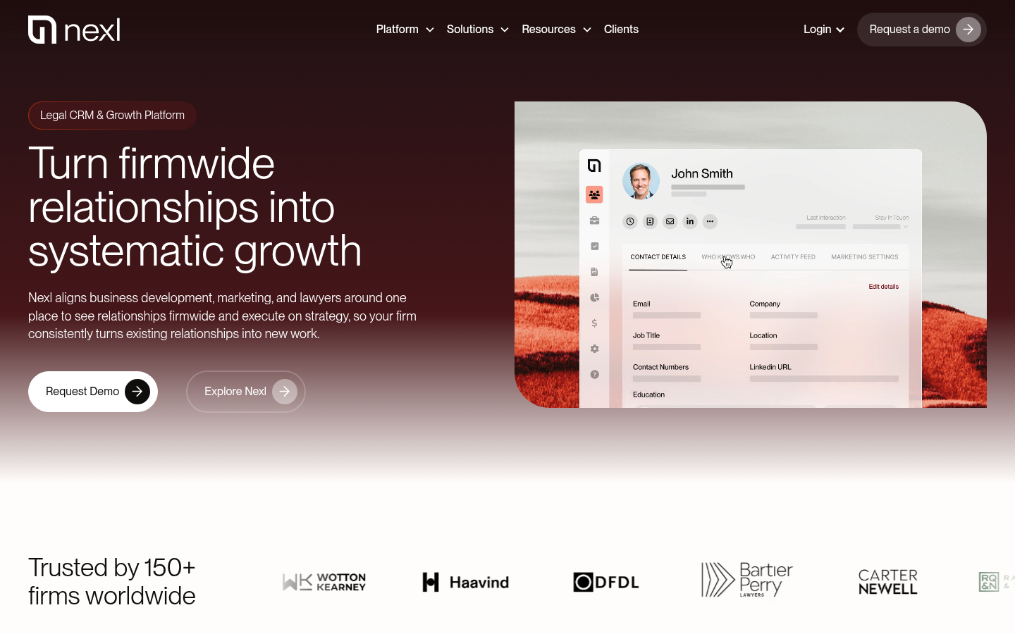 Homepage of the website, as captured