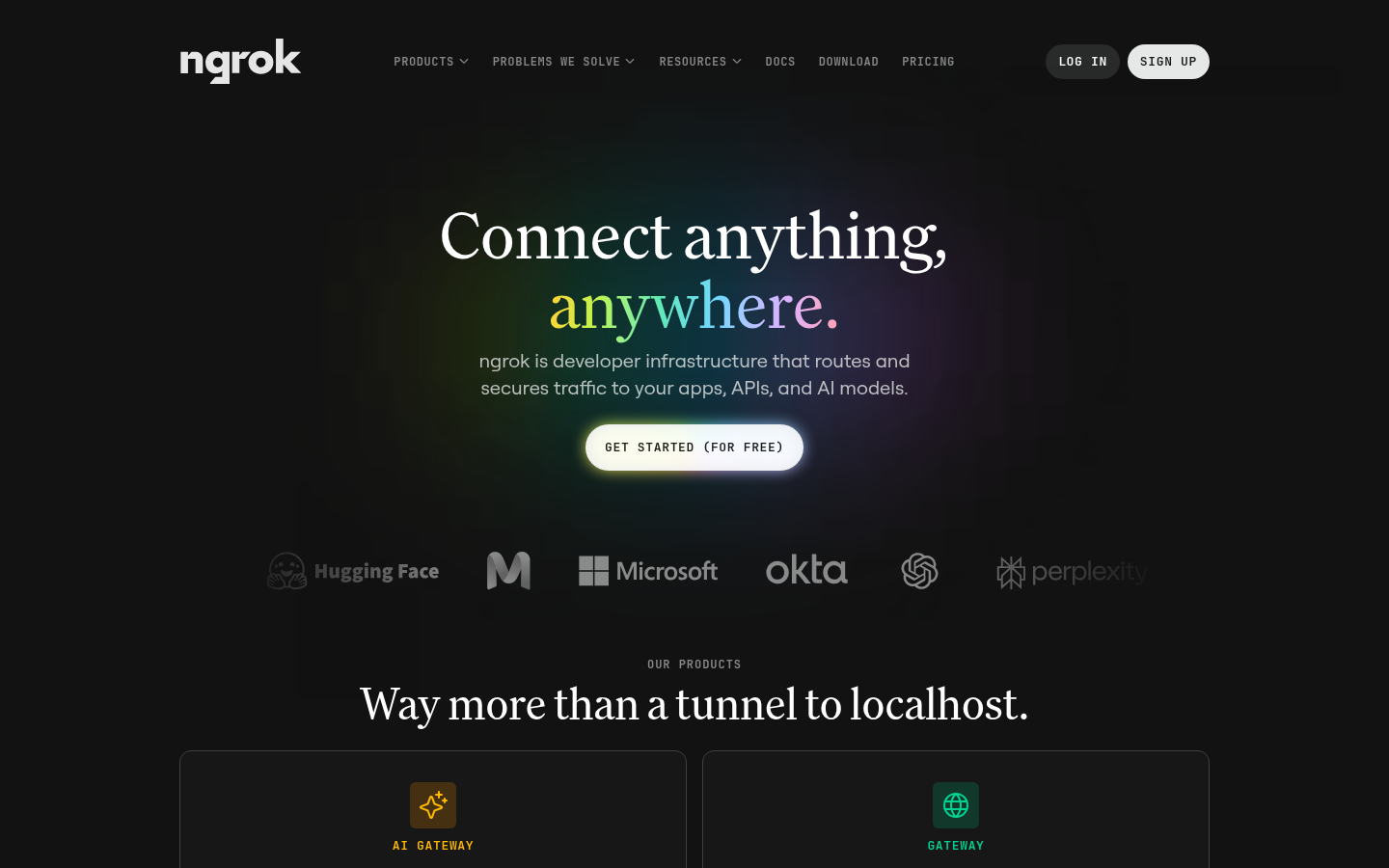 Homepage of the website, as captured