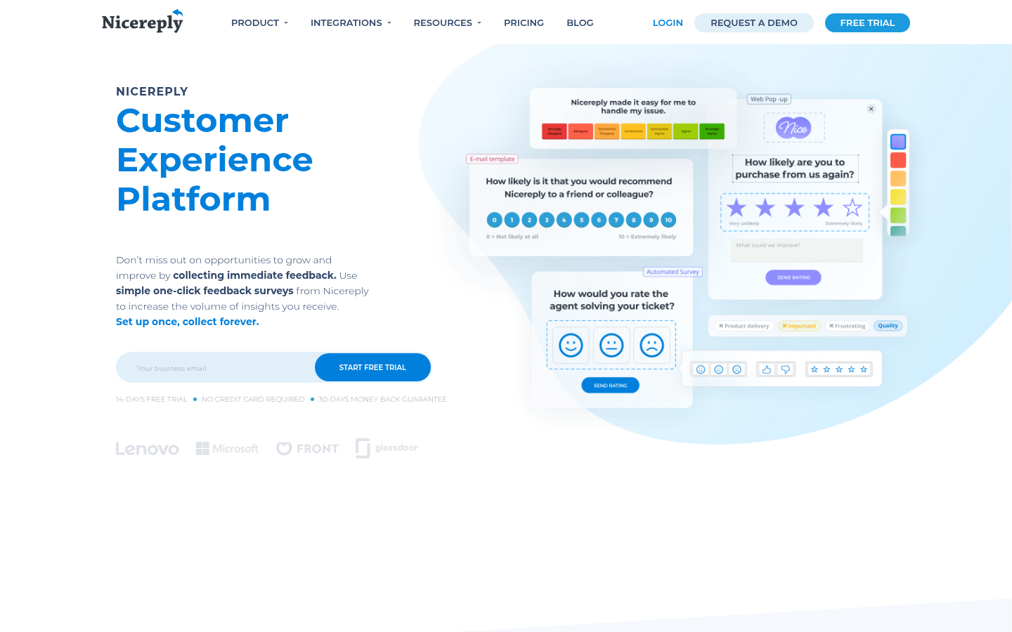 Homepage of the website, as captured