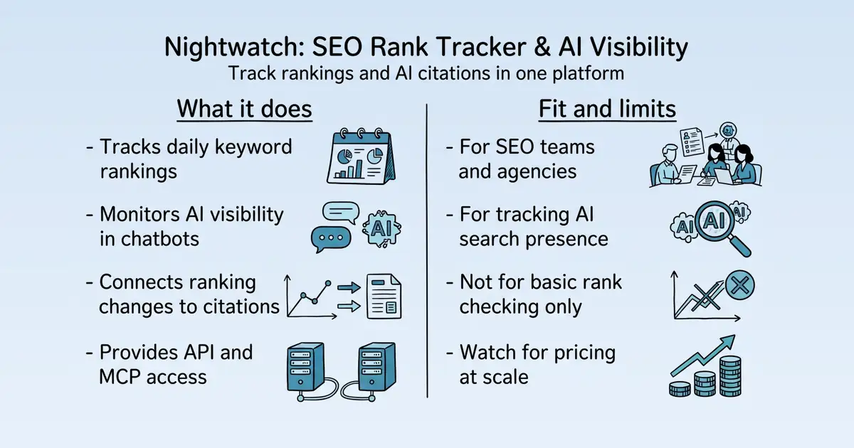 Nightwatch at a glance