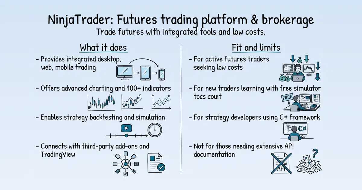 NinjaTrader at a glance