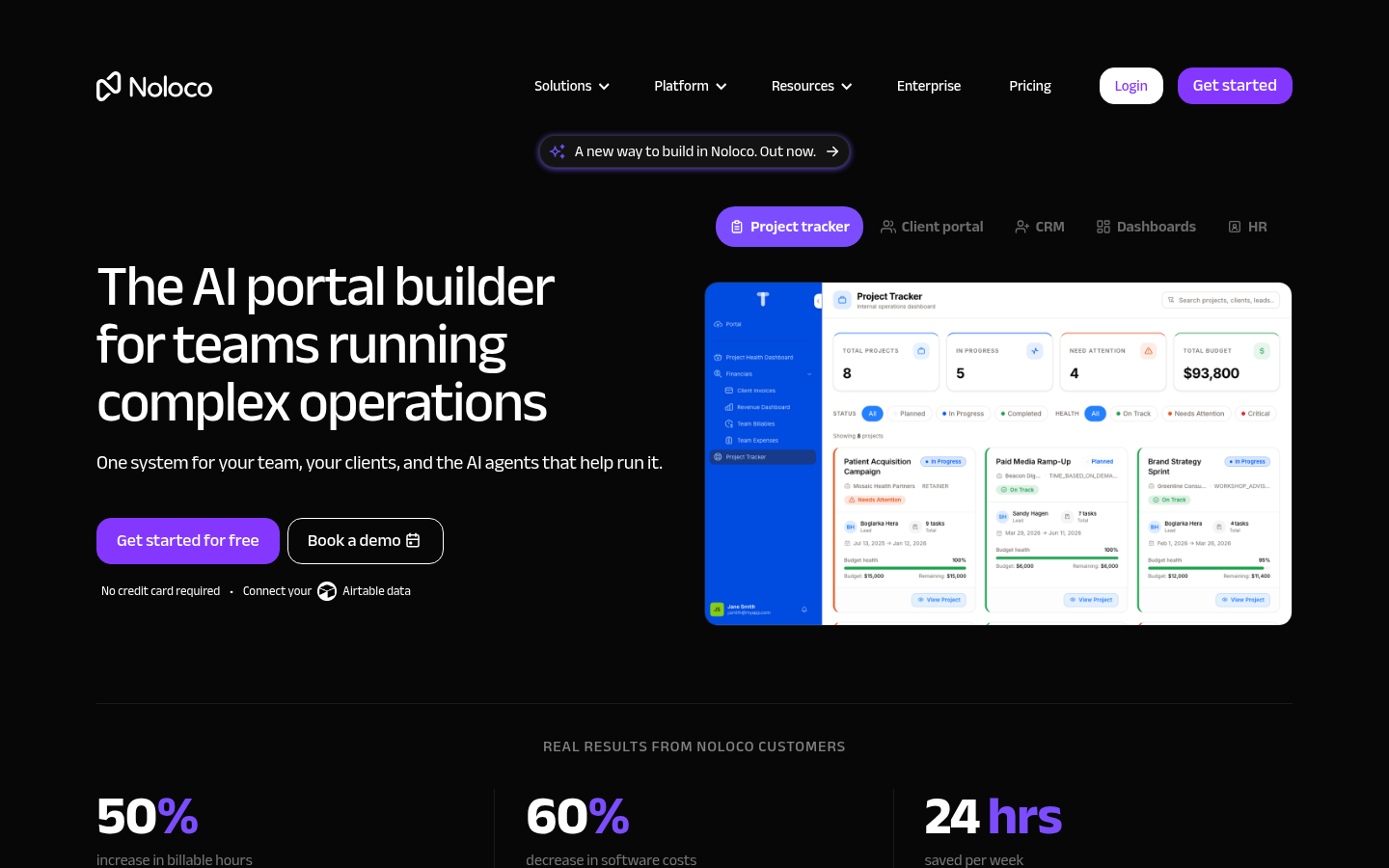 Homepage of the website, as captured