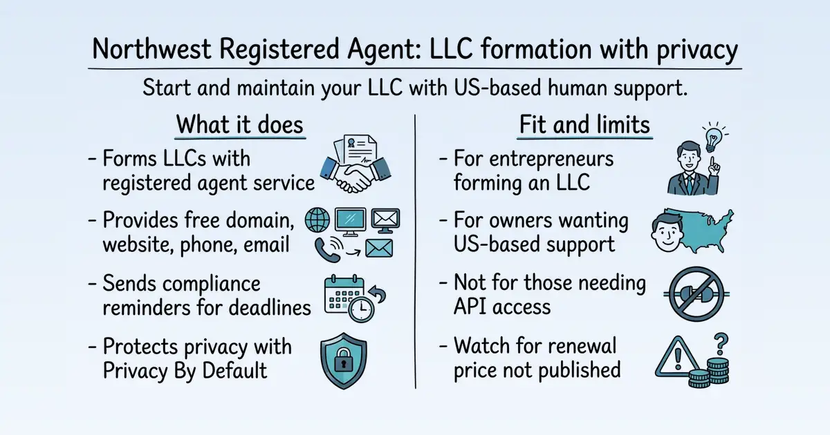 Northwest Registered Agent at a glance