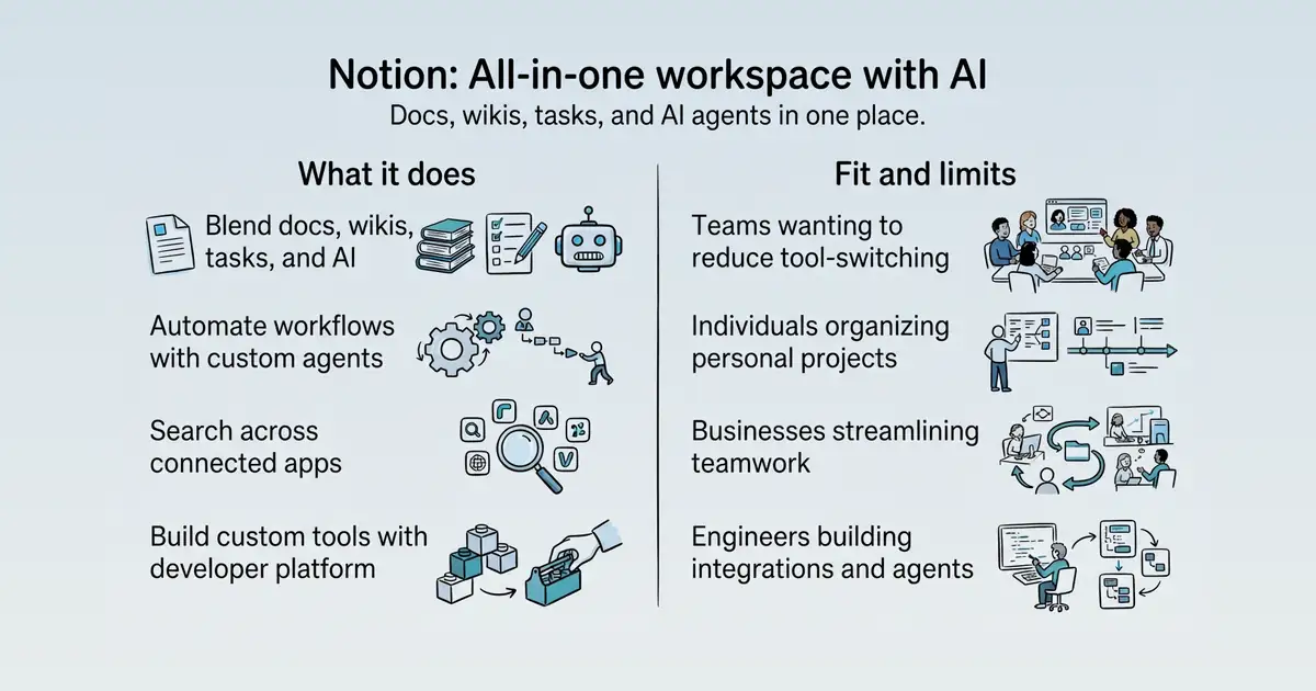 Notion at a glance