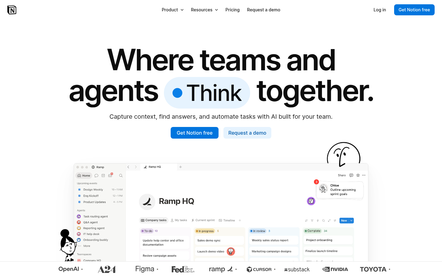 Homepage of the website, as captured