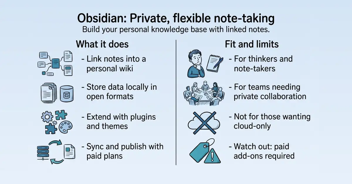 Obsidian at a glance