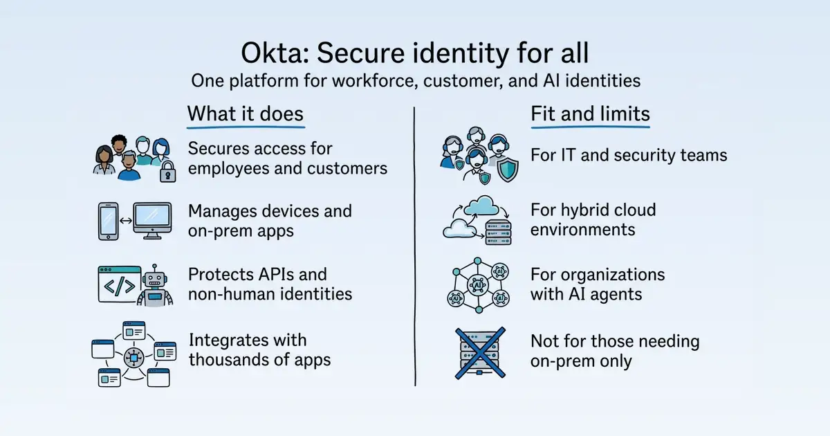 Okta Identity Platform at a glance