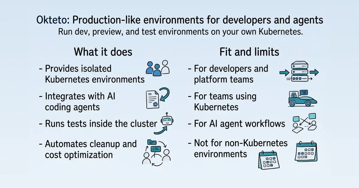Okteto at a glance