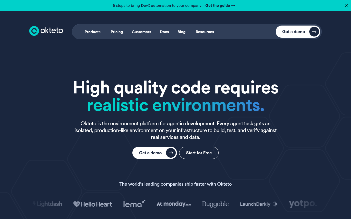 Homepage of the website, as captured