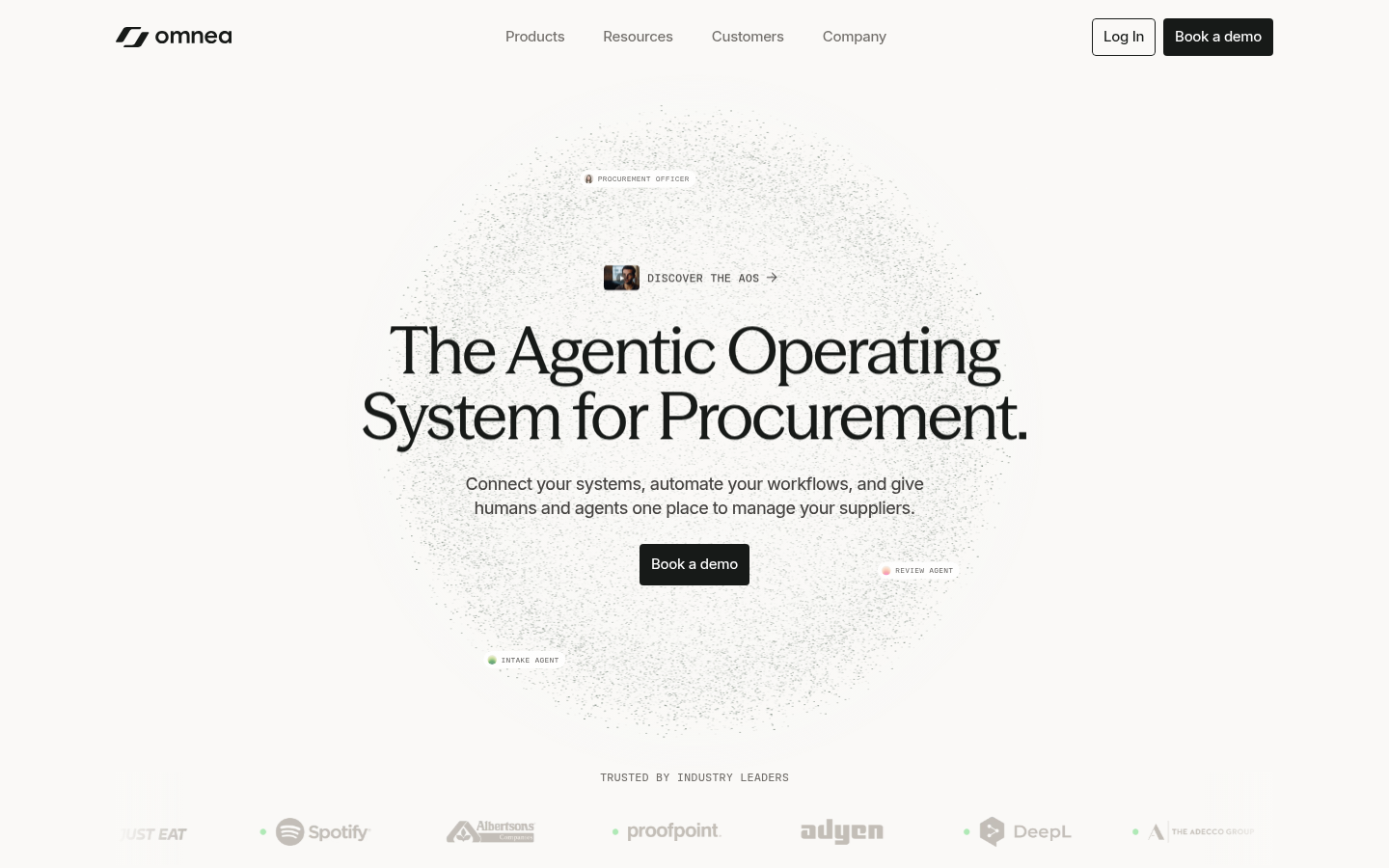Homepage of the website, as captured
