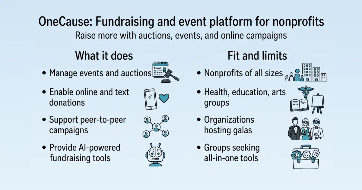 OneCause at a glance