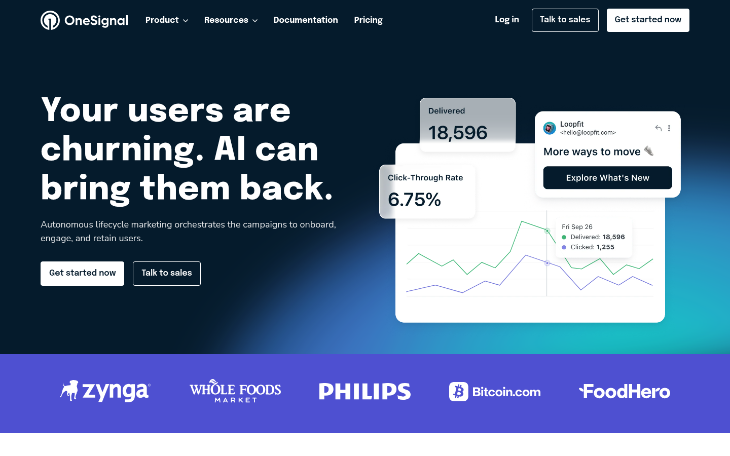 Homepage of the website, as captured