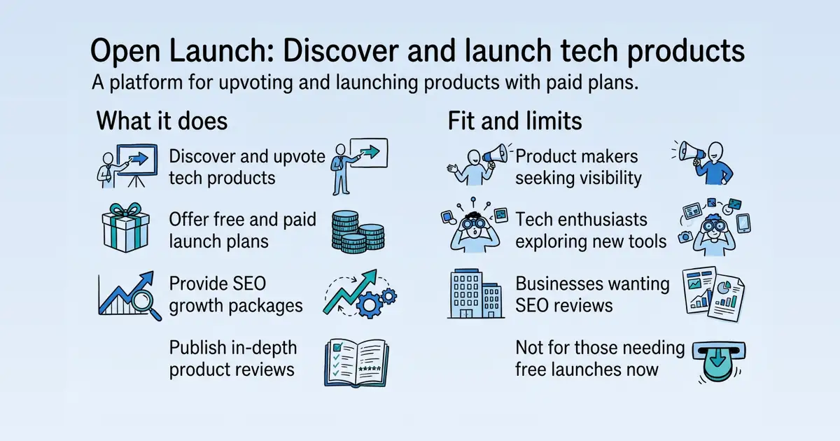 Open Launch at a glance
