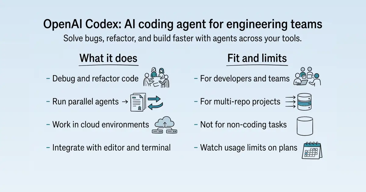 OpenAI Codex at a glance