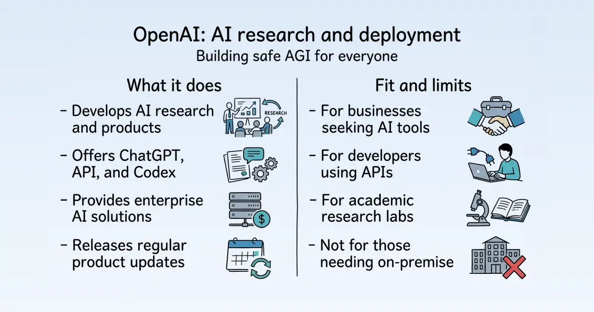 OpenAI at a glance