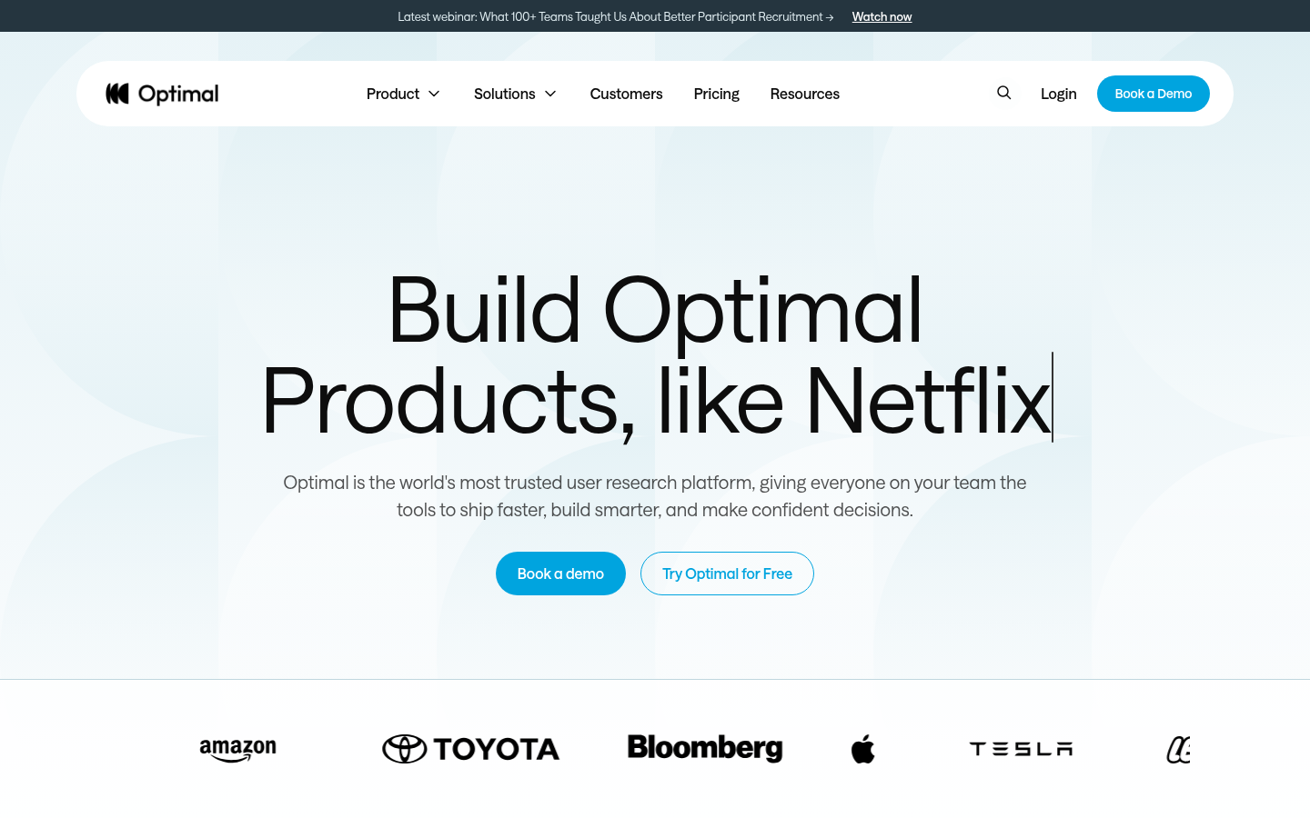 Homepage of the website, as captured