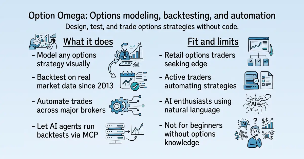 Option Omega at a glance