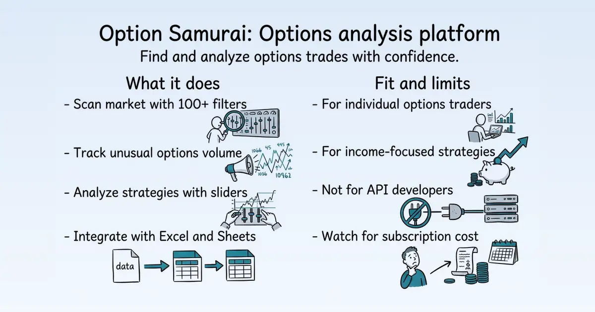 Option Samurai at a glance