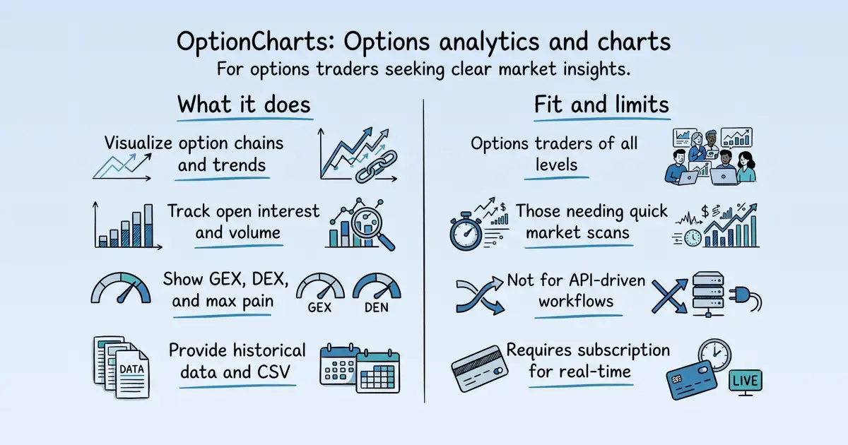 OptionCharts at a glance