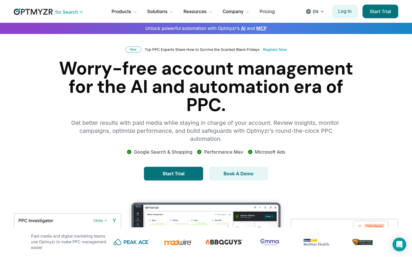 Homepage of the website, as captured