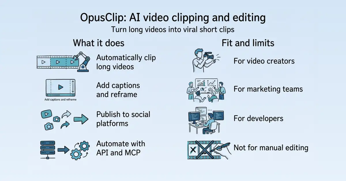 OpusClip at a glance