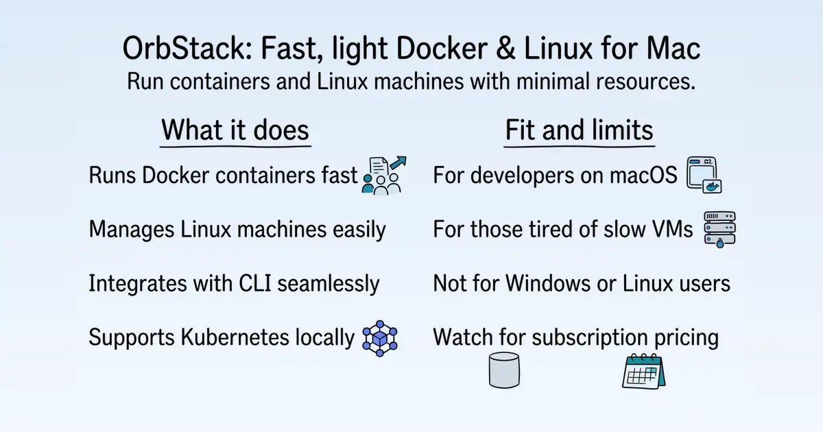 OrbStack at a glance