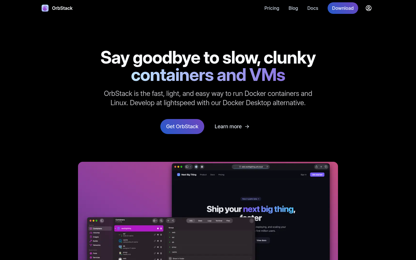Homepage of the website, as captured