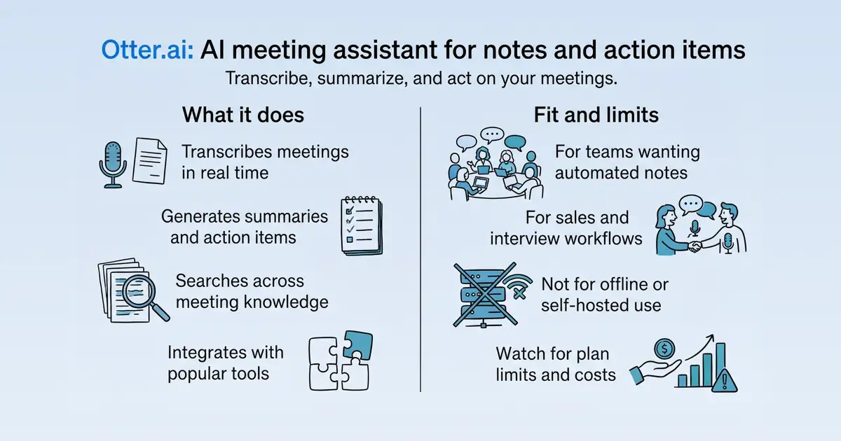 Otter.ai at a glance