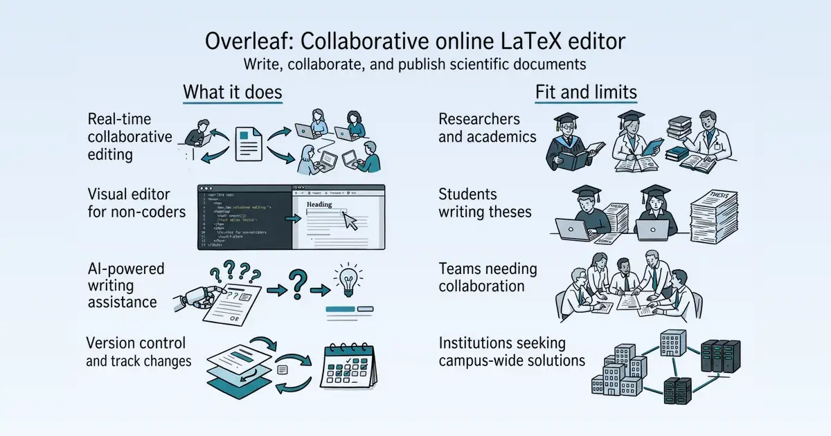 Overleaf at a glance