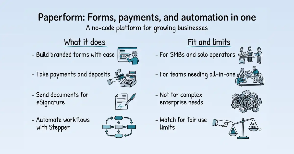 Paperform at a glance